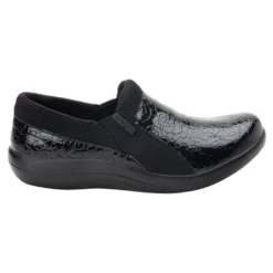 Alegria Duette Slip-On Shoe Flourish Black Patent (Women's) -Dansko Shop DUE955955W 3