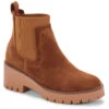 Blondo Dyme Waterproof Chelsea Boot Cognac Suede (Women's) -Dansko Shop DYMECOGNAC 1