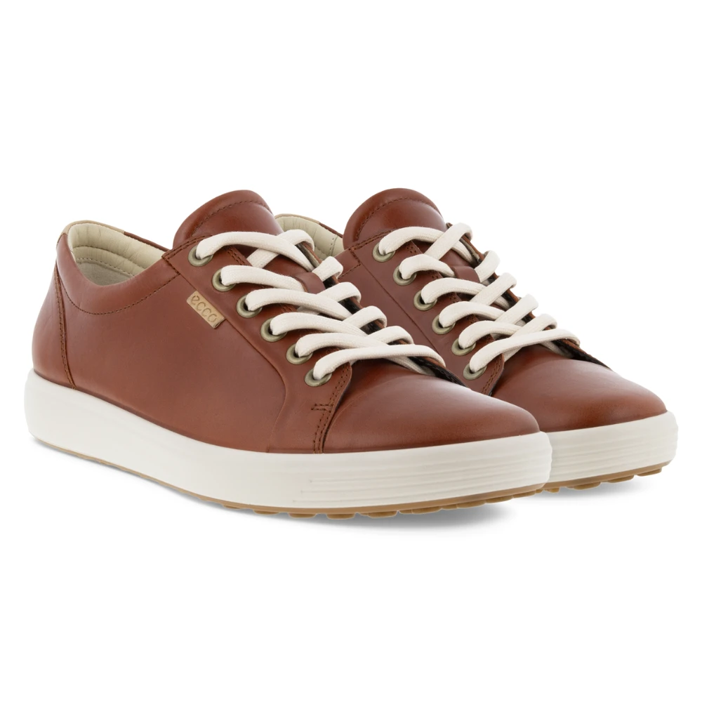 Ecco Soft 7 Cognac Leather Sneaker (Women's) 9 Ecco Soft 7 Cognac Leather Sneaker (Women's) - Image 7