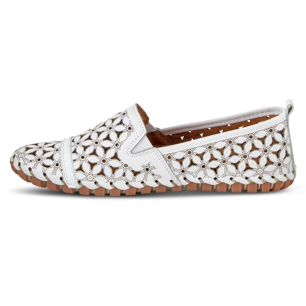 Spring Step Flowerflow Shoe White Leather (Women's) 4 Spring Step Flowerflow Shoe White Leather (Women's) - Image 2