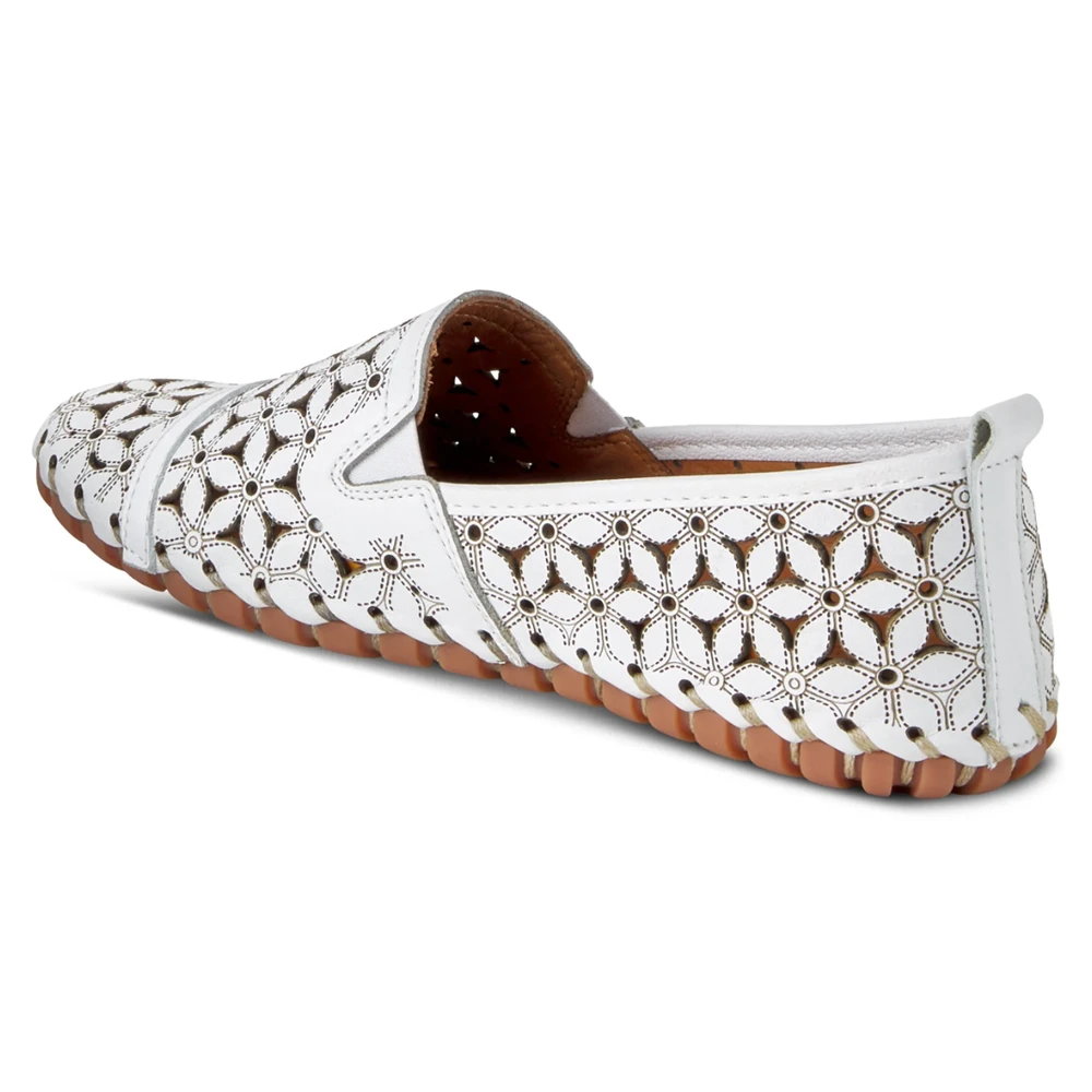 Spring Step Flowerflow Shoe White Leather (Women's) 8 Spring Step Flowerflow Shoe White Leather (Women's) - Image 6