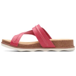 Clarks Brynn Madi Sandal Fuchsia Leather (Women's) -Dansko Shop Fuc 5