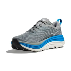 Hoka One One Hoka Gaviota 5 Limestone/Diva Blue Running Shoe (Men's) -Dansko Shop GAVIOTA5LDVB M 3