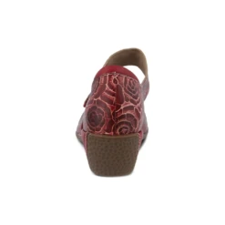 L'Artiste By Spring Step Gloss-Pansy Red Leather Mary Jane (Women's) -Dansko Shop GLOSSPANSYRD 6