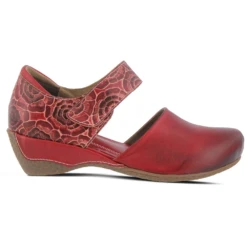 L'Artiste By Spring Step Gloss-Pansy Red Leather Mary Jane (Women's) -Dansko Shop GLOSSPANSYRD 7