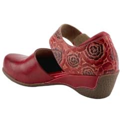 L'Artiste By Spring Step Gloss-Pansy Red Leather Mary Jane (Women's) -Dansko Shop GLOSSPANSYRD 9
