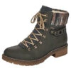 Rieker Sabrina 31 Combat Boot Green (Women's)