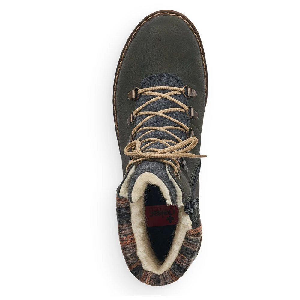 Rieker Sabrina 31 Combat Boot Green (Women's) 7 Rieker Sabrina 31 Combat Boot Green (Women's) - Image 5