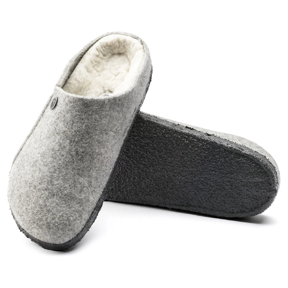Birkenstock Zermatt Wool Slipper Light Grey (Unisex) 4 Birkenstock Zermatt Wool Slipper Light Grey (Unisex) - Image 2