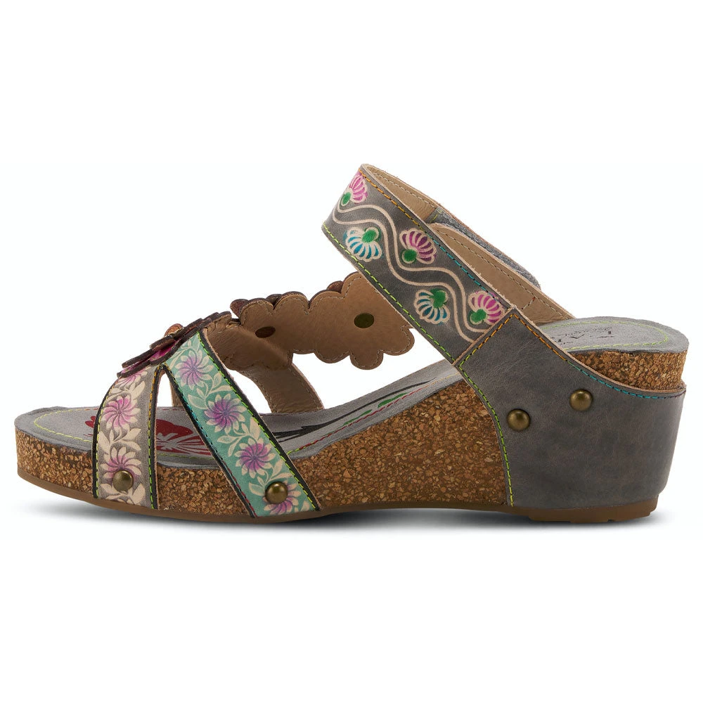 L'Artiste By Spring Step Delight Sandal Grey Multi (Women's) 4 L'Artiste By Spring Step Delight Sandal Grey Multi (Women's) - Image 2