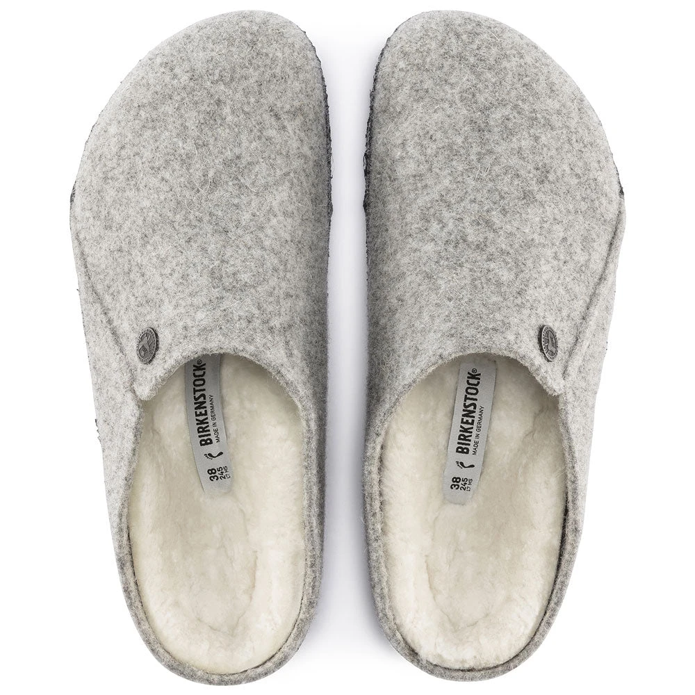 Birkenstock Zermatt Wool Slipper Light Grey (Unisex) 5 Birkenstock Zermatt Wool Slipper Light Grey (Unisex) - Image 3
