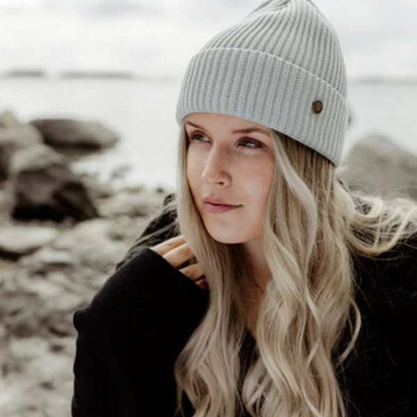 Superyellow Hannah Beige Merino Wool Beanie (Unisex) 4 Superyellow Hannah Beige Merino Wool Beanie (Unisex) - Image 2