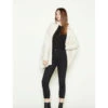 Look By M Cotton Candy Teddy Cape Cardigan Ivory