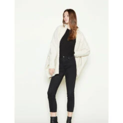 Look By M Cotton Candy Teddy Cape Cardigan Ivory