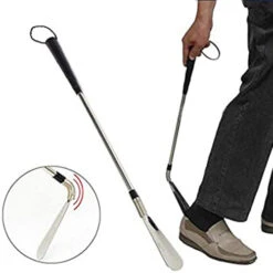 Long Metal Flexible Shoehorn