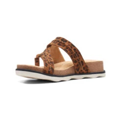Clarks Brynn Madi Sandal Leopard Leather (Women's) -Dansko Shop Leo 4 98bb23dd 28b0 4bcd a31e f5c4246070a6