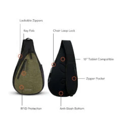 Sherpäni Esprit AT (Anti-Theft) Backpack Loden -Dansko Shop Loden 5