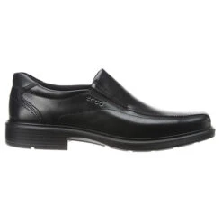 Ecco Helsinki Bike Toe Slip-On Black Leather (Men's) -Dansko Shop MAR00216C
