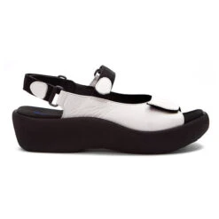 Wolky Jewel Sandal In White Leather (Women's) 11 Wolky Jewel Sandal In White Leather (Women's) -Dansko Shop MAR00449C