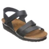 Naot Kayla Sandal Black Leather (Women's)
