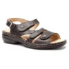 Finn Comfort Gomera Sandal Black Plisseelight (Women's) -Dansko Shop MAR01698