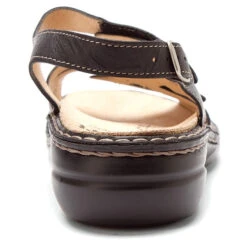 Finn Comfort Gomera Sandal Black Plisseelight (Women's) -Dansko Shop MAR01698B