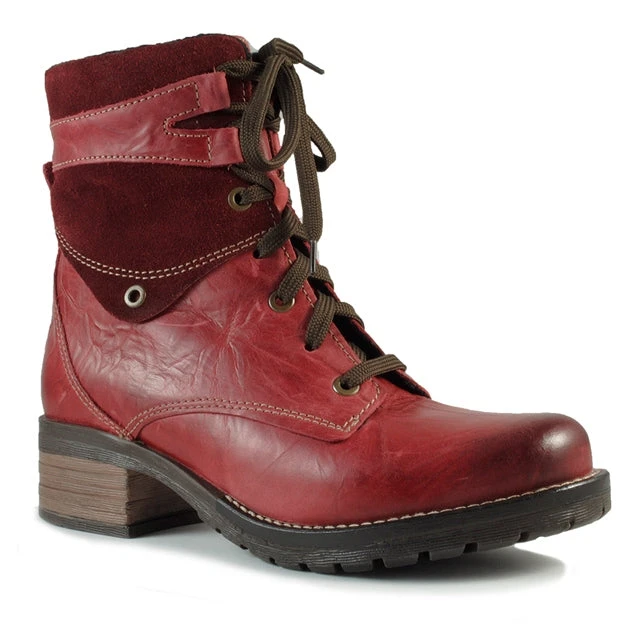 Dromedaris Kara Boot Red Leather (Women's) 3 Dromedaris Kara Boot Red Leather (Women's)