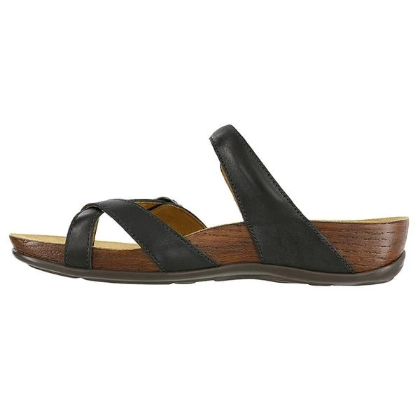 SAS Shelly Slide Sandal Black Leather (Women's) 4 SAS Shelly Slide Sandal Black Leather (Women's) - Image 2