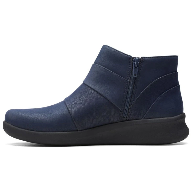 Clarks Sillian 2.0 Rise Bootie Navy (Women's) 4 Clarks Sillian 2.0 Rise Bootie Navy (Women's) - Image 2