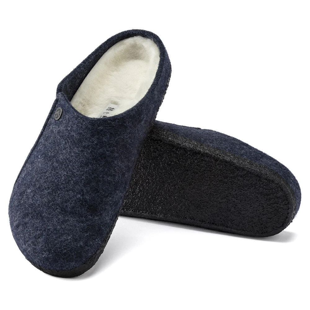 Birkenstock Zermatt Wool Slipper Dark Blue (Unisex) 4 Birkenstock Zermatt Wool Slipper Dark Blue (Unisex) - Image 2