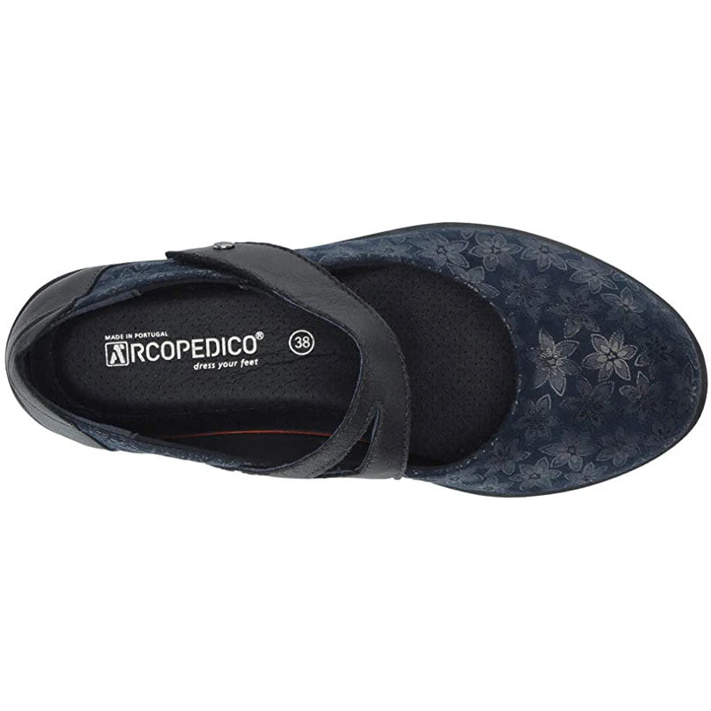 Arcopedico Cosmo Navy Flower (Women's) 6 Arcopedico Cosmo Navy Flower (Women's) - Image 4