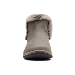 Clarks Breeze Fur Bootie Dark Olive (Women's) -Dansko Shop Olive 3 66a3ceb6 c46e 40a3 880b 60f5d400b3e1