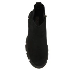 Blondo Posey Waterproof Chelsea Boot Black Suede (Women's) -Dansko Shop POSEYBLKSUEDE 7