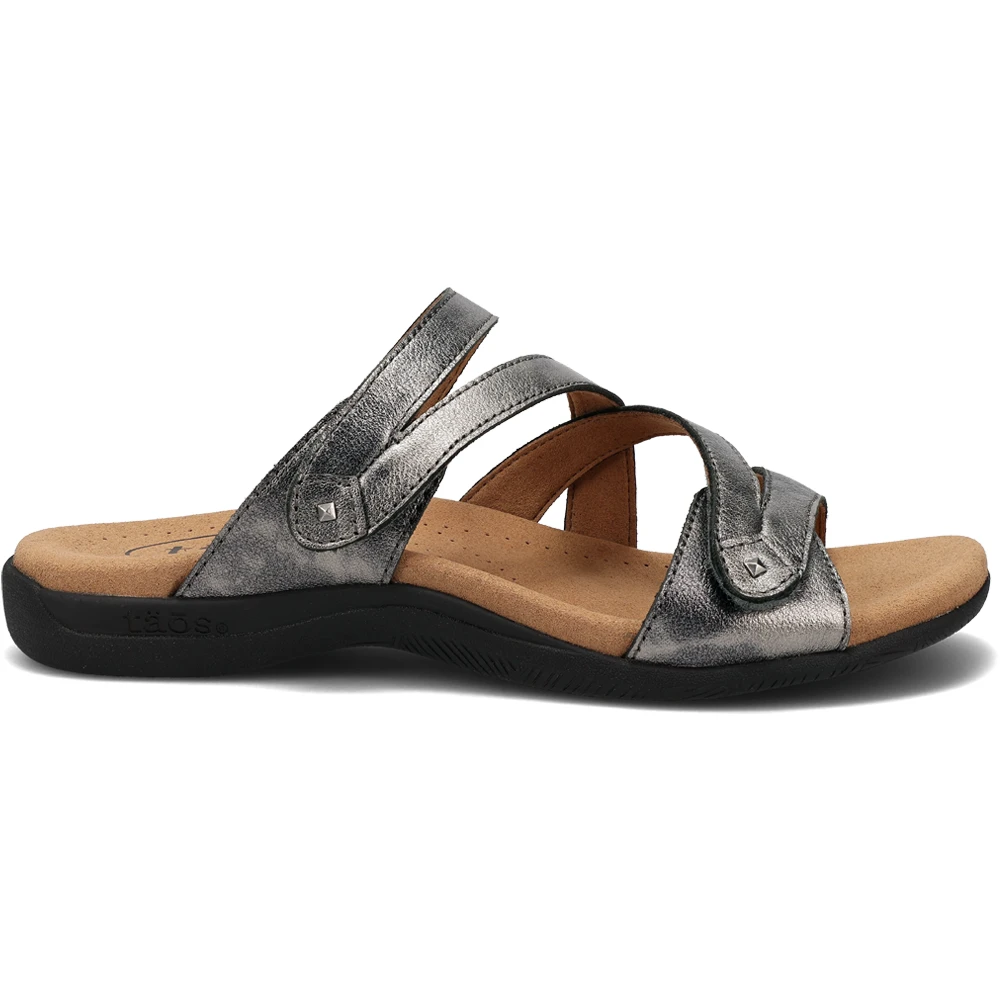 Taos Double U Sandal Pewter (Women's) 5 Taos Double U Sandal Pewter (Women's) - Image 3