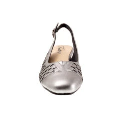 Trotters Dea Woven Slingback Pewter (Women's) -Dansko Shop Pew 4 2cb73749 bc9e 4b0a 925b d2d00f04a6c1