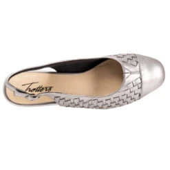 Trotters Dea Woven Slingback Pewter (Women's) -Dansko Shop Pew 9