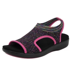 TRAQ® Alegria Qeen Funplex Pink Walking Sandal (Women's)