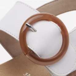 Remonte Jocelyn 53 White Leather Sandal (Women's) -Dansko Shop R685380 11