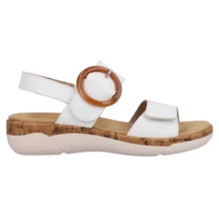 Remonte Jocelyn 53 White Leather Sandal (Women's) -Dansko Shop R685380 12