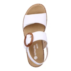 Remonte Jocelyn 53 White Leather Sandal (Women's) -Dansko Shop R685380 4