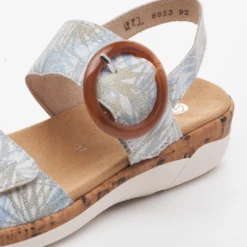 Remonte Jocelyn 53 Blue Leather Sandal (Women's) -Dansko Shop R685392 11