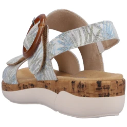 Remonte Jocelyn 53 Blue Leather Sandal (Women's) -Dansko Shop R685392 3