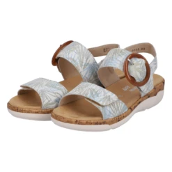 Remonte Jocelyn 53 Blue Leather Sandal (Women's) -Dansko Shop R685392 8