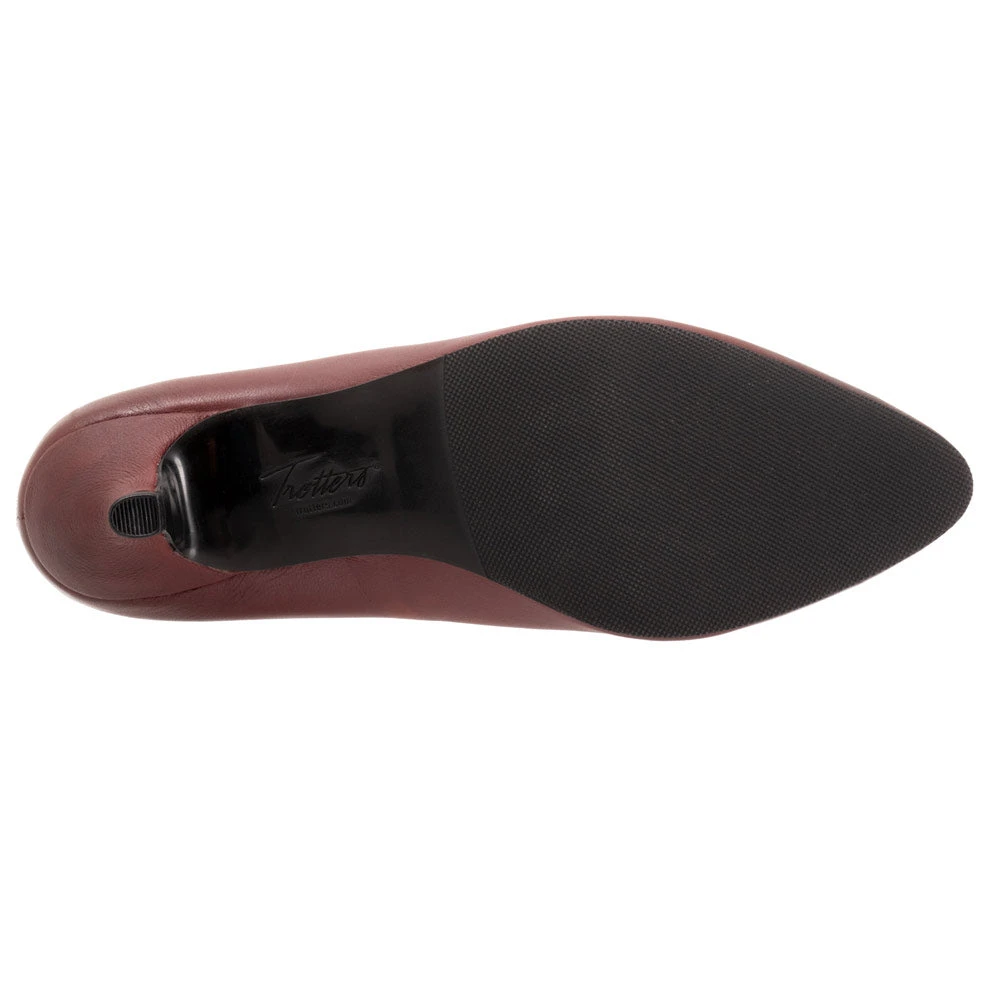 Trotters Kimber Kitten Heel Dark Red Leather (Women's) 10 Trotters Kimber Kitten Heel Dark Red Leather (Women's) - Image 8