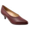 Trotters Kimber Kitten Heel Dark Red Leather (Women's) -Dansko Shop Rd 6 60d5053b 79d8 46ce 8585 a4ab71f57039