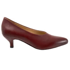 Trotters Kimber Kitten Heel Dark Red Leather (Women's) 13 Trotters Kimber Kitten Heel Dark Red Leather (Women's) -Dansko Shop Rd 7 4130618b fb0d 4032 8aab ab2f6d398a9f