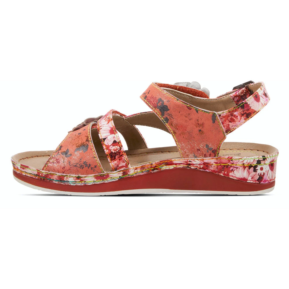 L'Artiste By Spring Step Joelina-Dazi Sandal Red Multi (Women's) 4 L'Artiste By Spring Step Joelina-Dazi Sandal Red Multi (Women's) - Image 2
