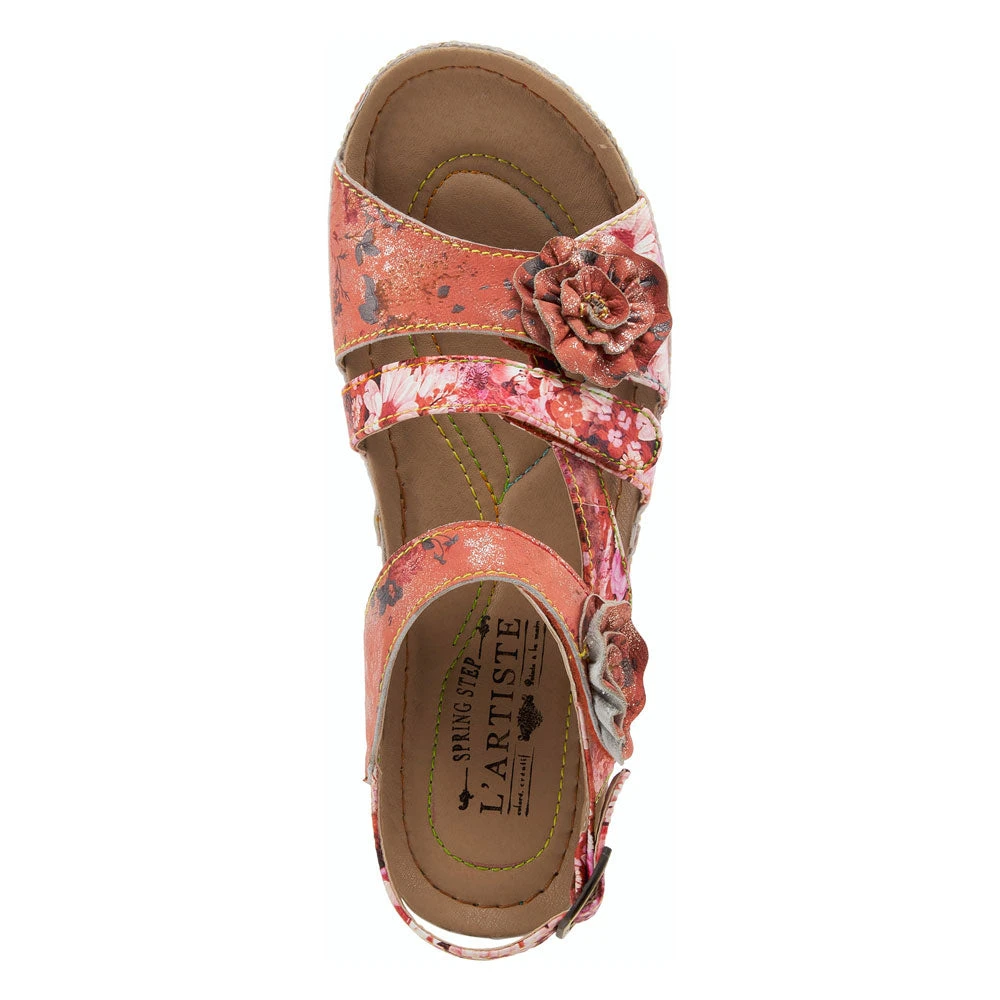 L'Artiste By Spring Step Joelina-Dazi Sandal Red Multi (Women's) 8 L'Artiste By Spring Step Joelina-Dazi Sandal Red Multi (Women's) - Image 6