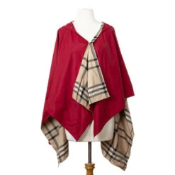 RAINRAPS RainRap Hooded Jester Red & Plaid (Women's) -Dansko Shop RedPlaid 2