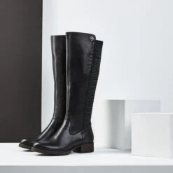 Rieker Z9591 Faith Tall Boot Black (Women's) -Dansko Shop Rieker Z9591 00 220 11140